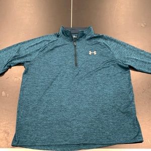 Under Armour, Dry-Fit, Quarter-Zip, Long-Sleeve Shirt